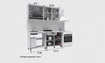 Кухонный гарнитур Кантри 1600 мм (Текс) в Ирбите - irbit.mebel-e96.ru