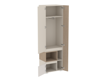 Шкаф для одежды узкий Каспер  (СБК) в Ирбите - irbit.mebel-e96.ru