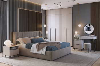 Спальный гарнитур Катрин модульный (Мебельсон) в Ирбите - irbit.mebel-e96.ru
