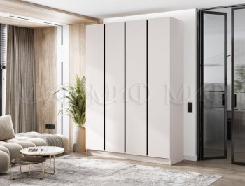 Шкаф 1600 мм 4-х створчатый Келвин кашемир (Миф) в Ирбите - irbit.mebel-e96.ru