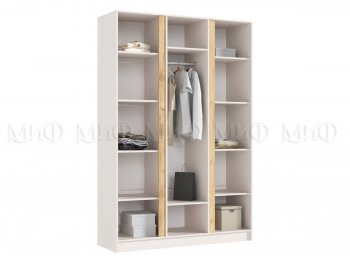 Шкаф 1500 мм 3-х створчатый Келвин кашемир (Миф) в Ирбите - irbit.mebel-e96.ru