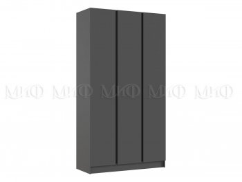 Шкаф 1200 мм 3-х ств. Келвин графит  (Миф) в Ирбите - irbit.mebel-e96.ru