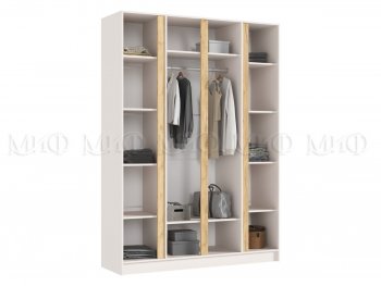 Шкаф 1600 мм 4-х створчатый Келвин кашемир (Миф) в Ирбите - irbit.mebel-e96.ru