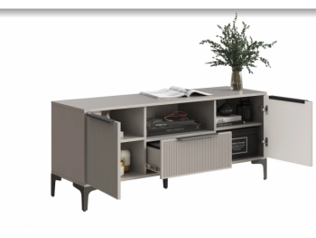 Тумба ТВ на 1350 Кимберли кашемир (Handis) в Ирбите - irbit.mebel-e96.ru