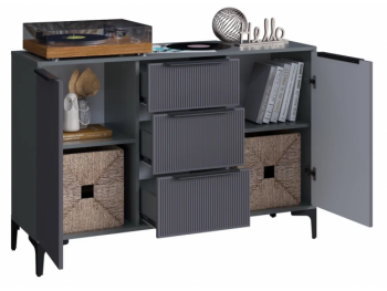 Комод Кимберли графит (Handis) в Ирбите - irbit.mebel-e96.ru