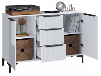 Комод Кимберли белый (Handis) в Ирбите - irbit.mebel-e96.ru