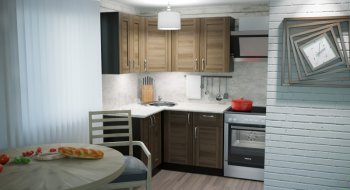 Кухонный гарнитур Кира прайм 1200х1400 мм (Герда) в Ирбите - irbit.mebel-e96.ru