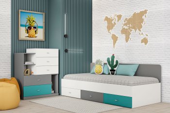 Кровать Клео арт. 010 океан (Диал) в Ирбите - irbit.mebel-e96.ru