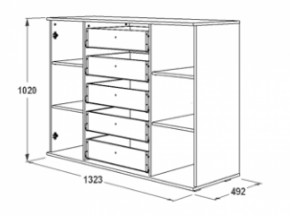 Комод-3 Ольга-14 в Ирбите - irbit.mebel-e96.ru