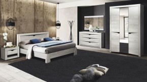 Комод 33.11 Лючия бетон пайн белый / венге (Олмеко) в Ирбите - irbit.mebel-e96.ru