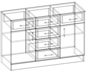 Комод К1200 2Д серия София в Ирбите - irbit.mebel-e96.ru