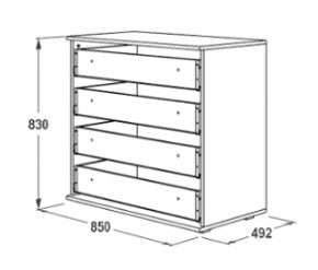 Комод Ольга-14 в Ирбите - irbit.mebel-e96.ru