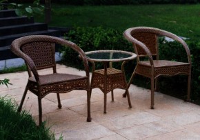 Комплект садовой мебели (стул RC16/стол RT 206) Коричневый в Ирбите - irbit.mebel-e96.ru