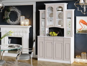 Буфет Констанция 4-х створчатый Мускат (Миф) в Ирбите - irbit.mebel-e96.ru