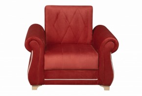 Кресло для отдыха Порто (микровелюр Гавайи бордо / микровельвет крем) в Ирбите - irbit.mebel-e96.ru