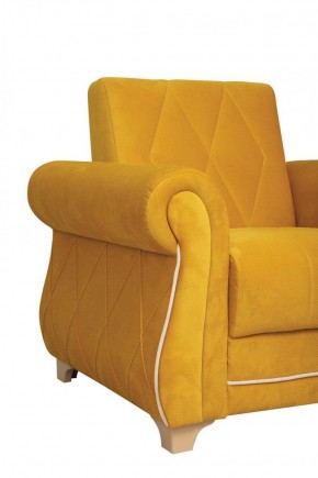 Кресло для отдыха Порто (велюр киви куркума / микровельвет крем) в Ирбите - irbit.mebel-e96.ru
