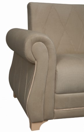 Кресло для отдыха Порто (велюр текстура латте / микровельвет крем) в Ирбите - irbit.mebel-e96.ru