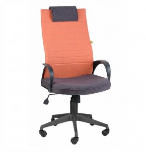 Кресло Квест HOME (Ткань КФ-28/КФ-13) оранжевый-сливовый в Ирбите - irbit.mebel-e96.ru