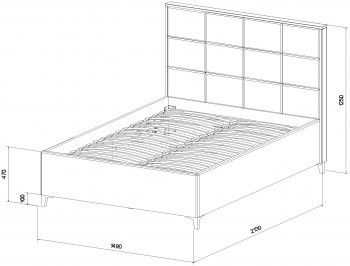 Кровать с подъемным механизмом Мега синий (Лин) в Ирбите - irbit.mebel-e96.ru