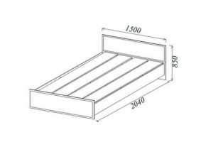 Кровать Классика 1400 в Ирбите - irbit.mebel-e96.ru