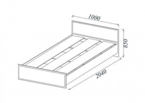 Кровать Классика 900 в Ирбите - irbit.mebel-e96.ru