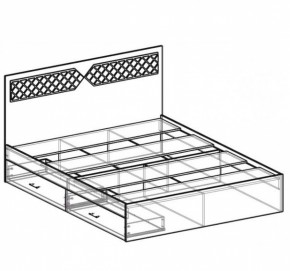 Кровать двуспальная Николь 1400 (венге) (Эра) в Ирбите - irbit.mebel-e96.ru