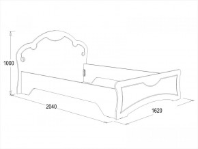 Кровать Ольга-10 МДФ (1400) в Ирбите - irbit.mebel-e96.ru