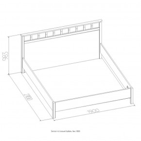 Кровать Шерлок Люкс 1200 ясень анкор светлый 1200*2000 в Ирбите - irbit.mebel-e96.ru