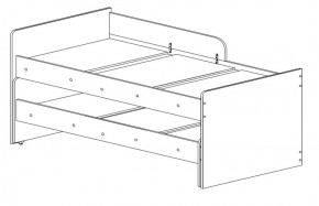 Кровать выкатная Радуга (Матрешка) 800*1900 в Ирбите - irbit.mebel-e96.ru