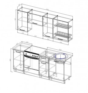 Кухонный гарнитур Лада 2000 в Ирбите - irbit.mebel-e96.ru