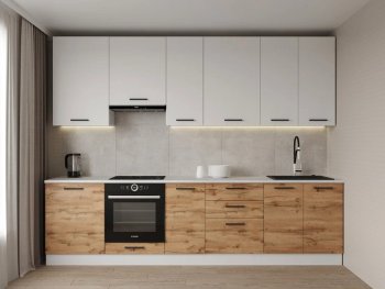 Кухонный гарнитур высокий Лада 3000 мм (Санвут) в Ирбите - irbit.mebel-e96.ru