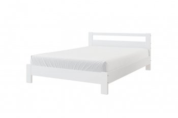 Кровать из массива Лана Белый Античный (БМ) в Ирбите - irbit.mebel-e96.ru