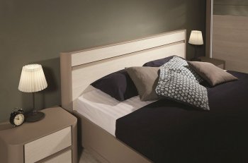 Кровать двуспальная Лацио (СБК) в Ирбите - irbit.mebel-e96.ru