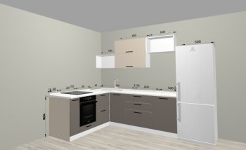 Угловой кухонный гарнитур Санвут 1516х2100 мм в Ирбите - irbit.mebel-e96.ru
