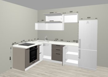 Угловой кухонный гарнитур Санвут 1516х2100 мм в Ирбите - irbit.mebel-e96.ru