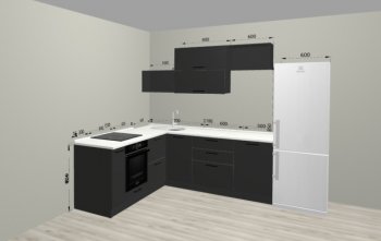 Угловой кухонный гарнитур Санвут 1516х2100 мм в Ирбите - irbit.mebel-e96.ru