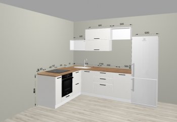 Угловой кухонный гарнитур Санвут 1516х2100 мм в Ирбите - irbit.mebel-e96.ru