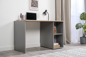 Стол письменный Лайт 12.163. серый (Моби) в Ирбите - irbit.mebel-e96.ru