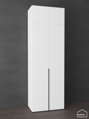 Шкаф с антресолью 800 мм Linnea MHR-2A-1 2450х800х510 (Белый-М 11.1.1) в Ирбите - irbit.mebel-e96.ru