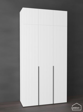 Шкаф с антресолью 1200 мм Linnea MHR-3A-1 2450х1200х510 (Белый-М 11.1.2) в Ирбите - irbit.mebel-e96.ru