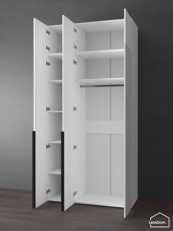 Шкаф с антресолью 1200 мм Linnea MHR-3A-1 2450х1200х510 (Белый-М 11.1.2) в Ирбите - irbit.mebel-e96.ru