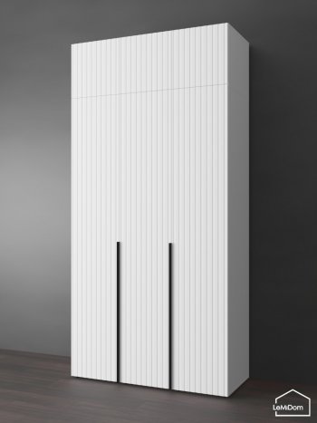 Шкаф с антресолью 1200 мм Linnea MHR-3A-1 2450х1200х510 (Белый-М 11.1.2) в Ирбите - irbit.mebel-e96.ru