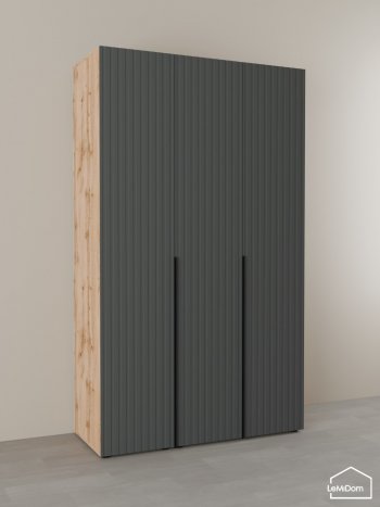 Шкаф с антресолью 1200 мм Linnea MHR-3A-2 2450х1200х510 (ДВ-М 11.1.25) в Ирбите - irbit.mebel-e96.ru