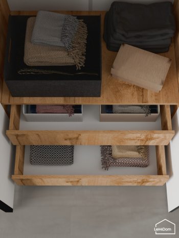 Шкаф с антресолью 1200 мм Linnea MHR-3A-2 2450х1200х510 (ДВ-М 11.1.25) в Ирбите - irbit.mebel-e96.ru