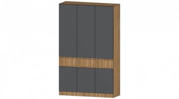 Спальный гарнитур Ленора вотан/графит, модульный (Лин) в Ирбите - irbit.mebel-e96.ru