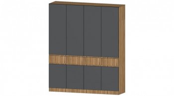 Спальный гарнитур Ленора вотан/графит, модульный (Лин) в Ирбите - irbit.mebel-e96.ru