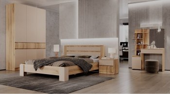 Шкаф 1500 мм 3х ств. Ленора вотан/Кашемир (Лин) в Ирбите - irbit.mebel-e96.ru