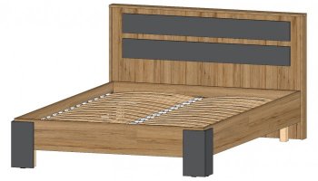 Спальный гарнитур Ленора вотан/графит, модульный (Лин) в Ирбите - irbit.mebel-e96.ru