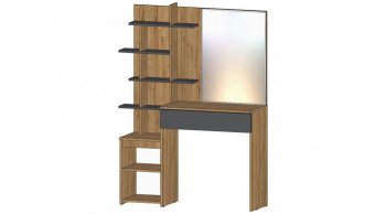 Спальный гарнитур Ленора вотан/графит, модульный (Лин) в Ирбите - irbit.mebel-e96.ru