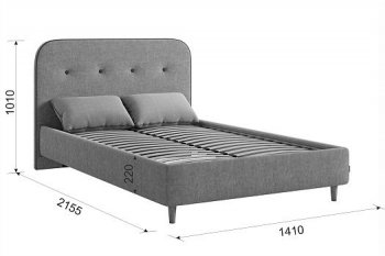 Кровать с основанием Лео 120х200 см (Мебельсон) в Ирбите - irbit.mebel-e96.ru